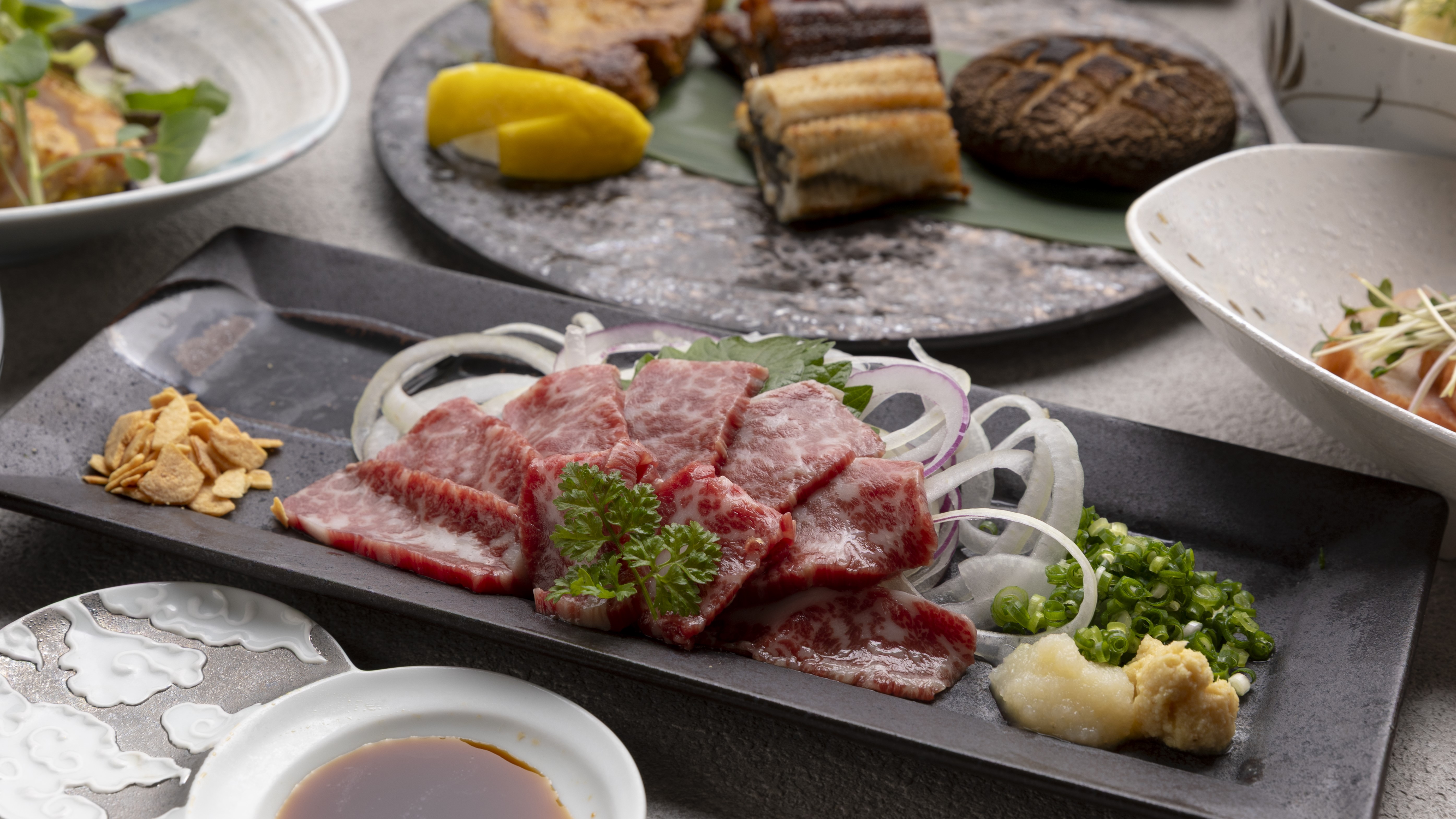 肉尽くし会席馬刺し