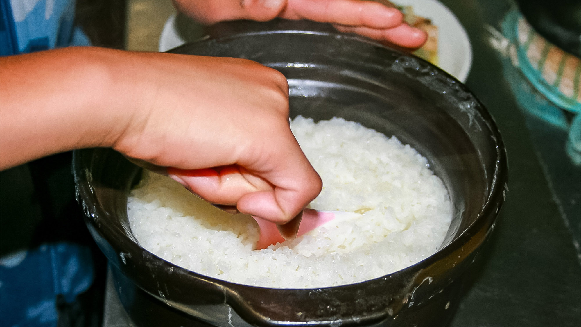 ・土鍋で炊いたごはん　会津コシヒカリを使用しています