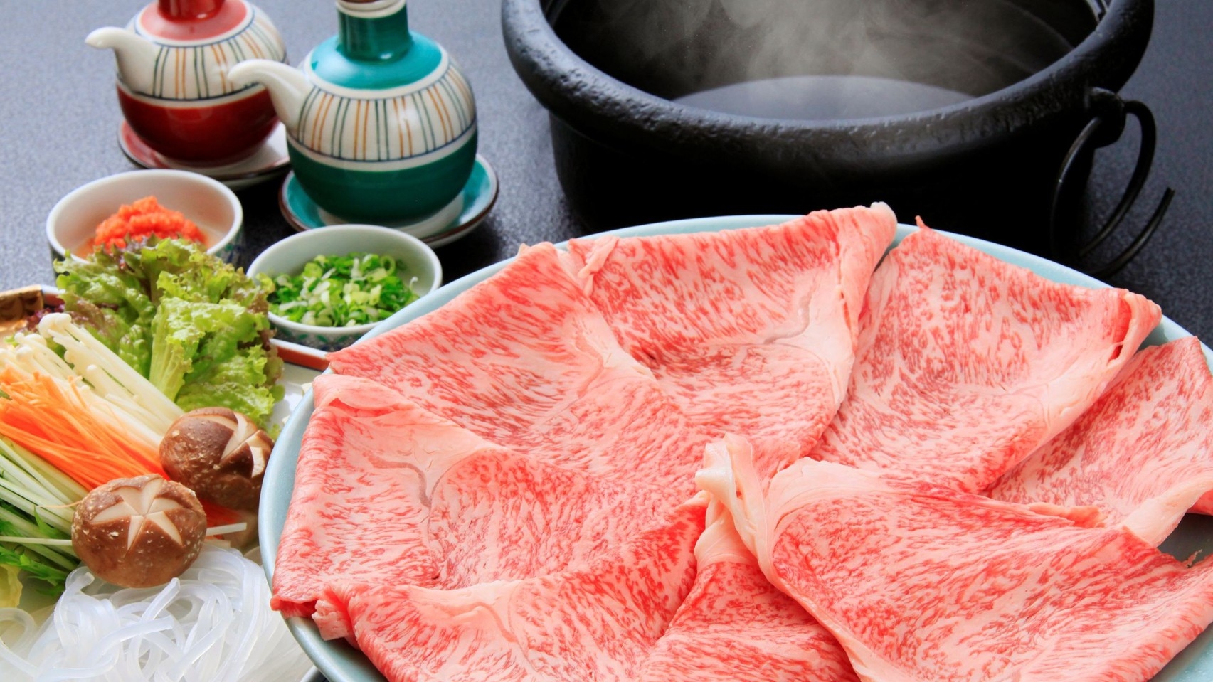 【前沢牛×しゃぶしゃぶ】≪2食付≫★最高級A5ランクをしゃぶしゃぶで堪能【巡るたび、出会う旅。東北】