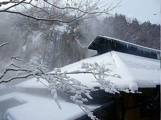 ●雪景色の黒川荘
