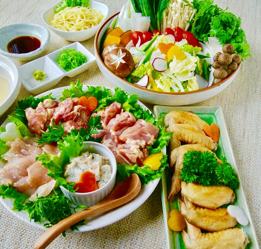 神鍋ハートフル食いろ鶏サラダ鍋】美味しく食べよう♪たっぷり食べよう♪健康を考えた「鶏ガラ塩鍋」