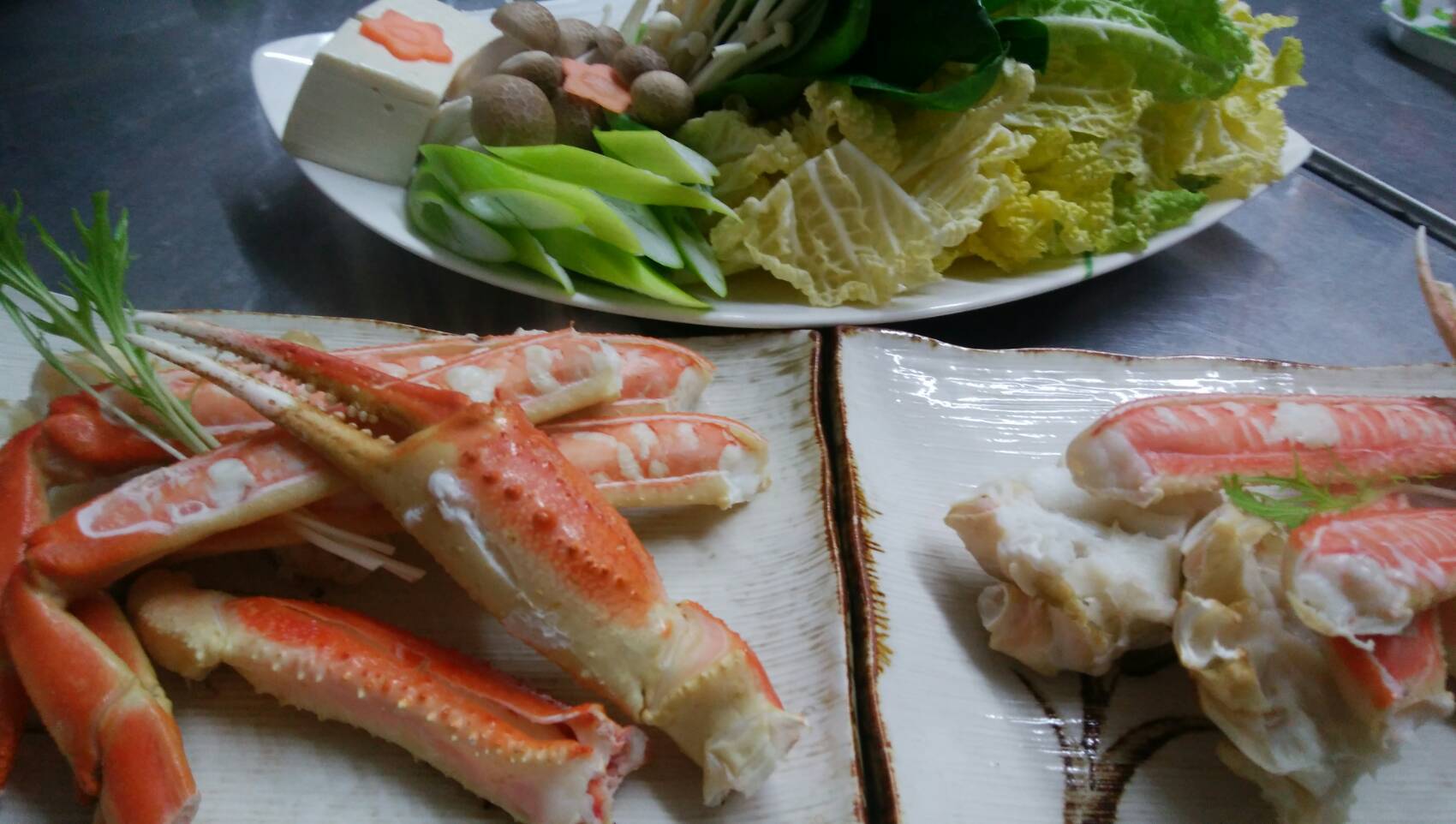 黒毛和牛しゃぶしゃぶ?すき焼き？どちらにする？さらにほっこり(^^♪焼きがに付きプラン