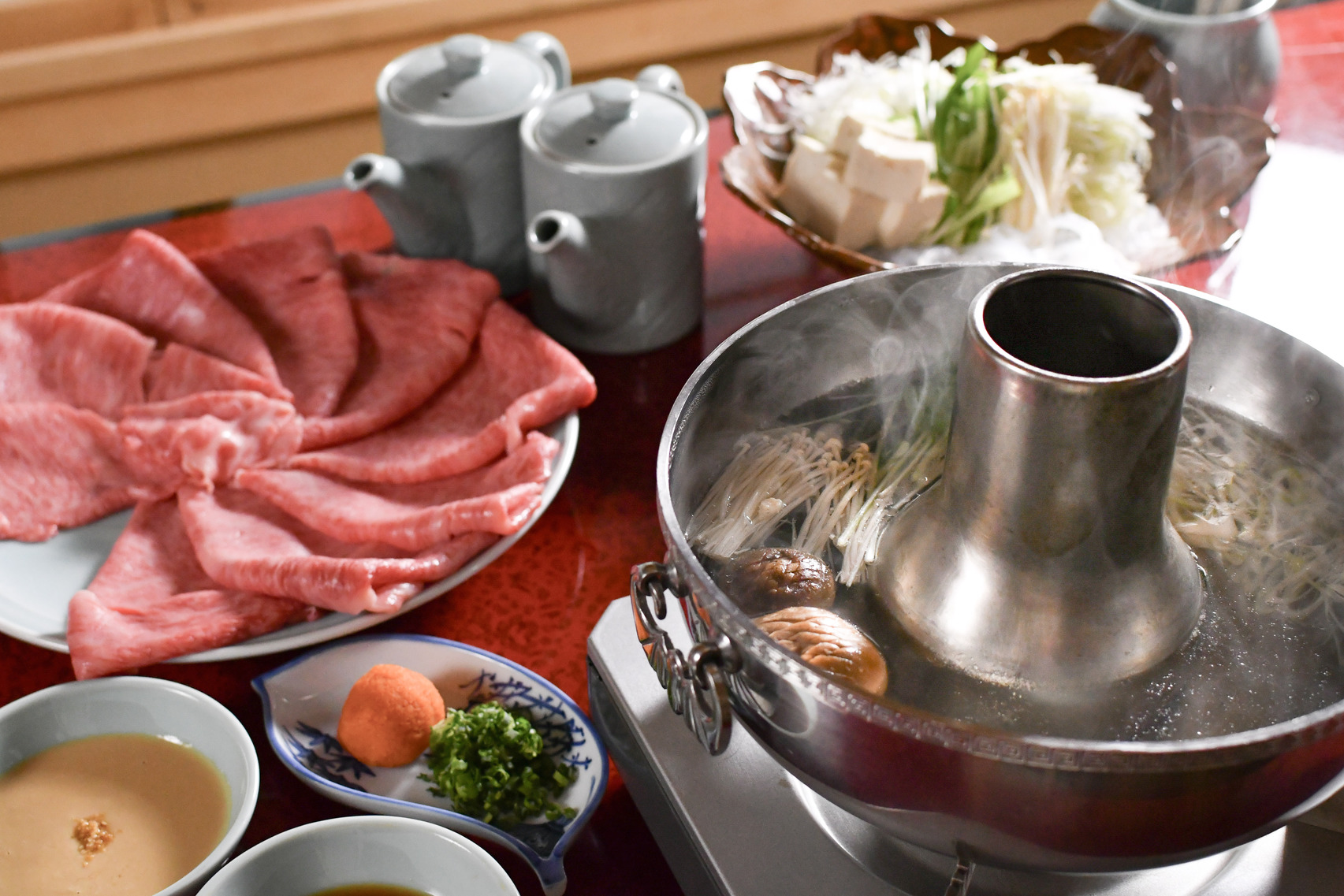 【楽天スーパーSALE】【お野菜たっぷりでヘルシー】　しゃぶしゃぶ会席プラン