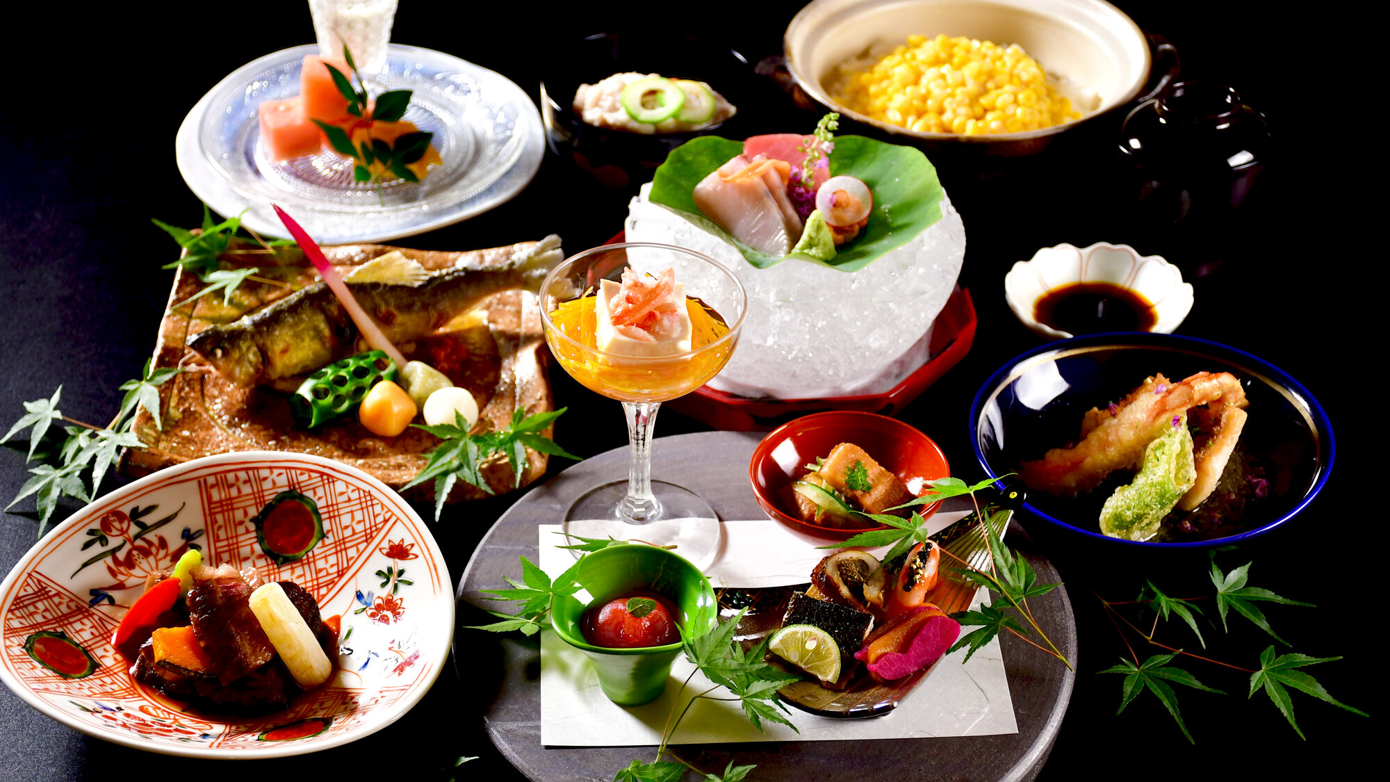 【季節の会席料理】献立一例