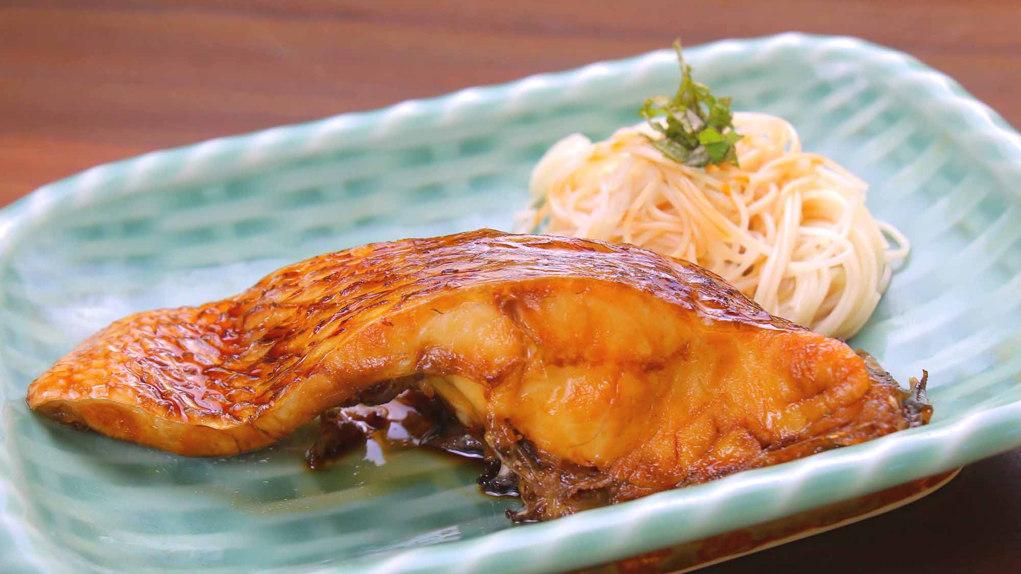 【夕食一例】湯島鯛の煮付け_9月～1月が旬♪