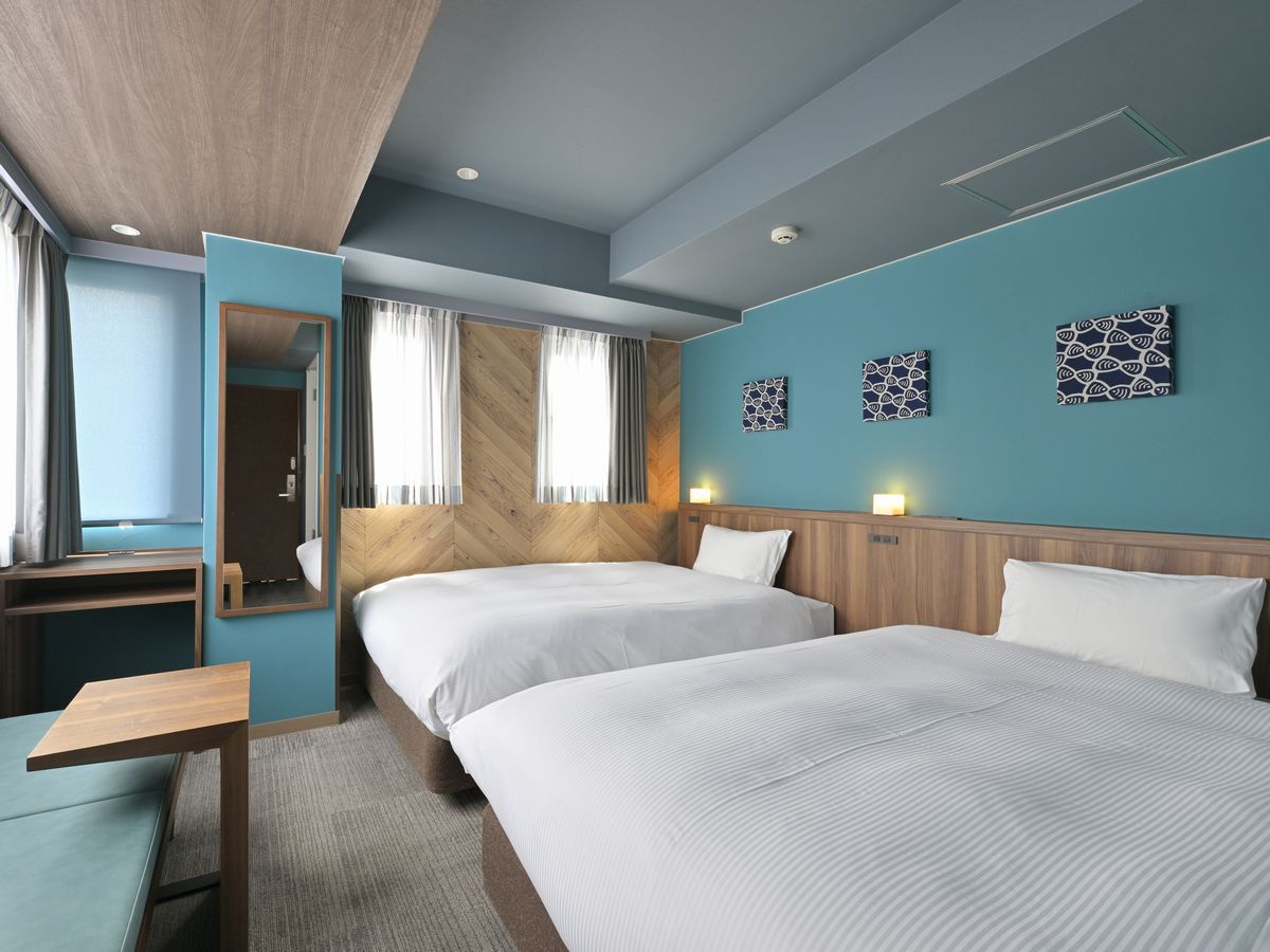 【2024年リニューアル♪駅前1号館】ツイン／禁煙