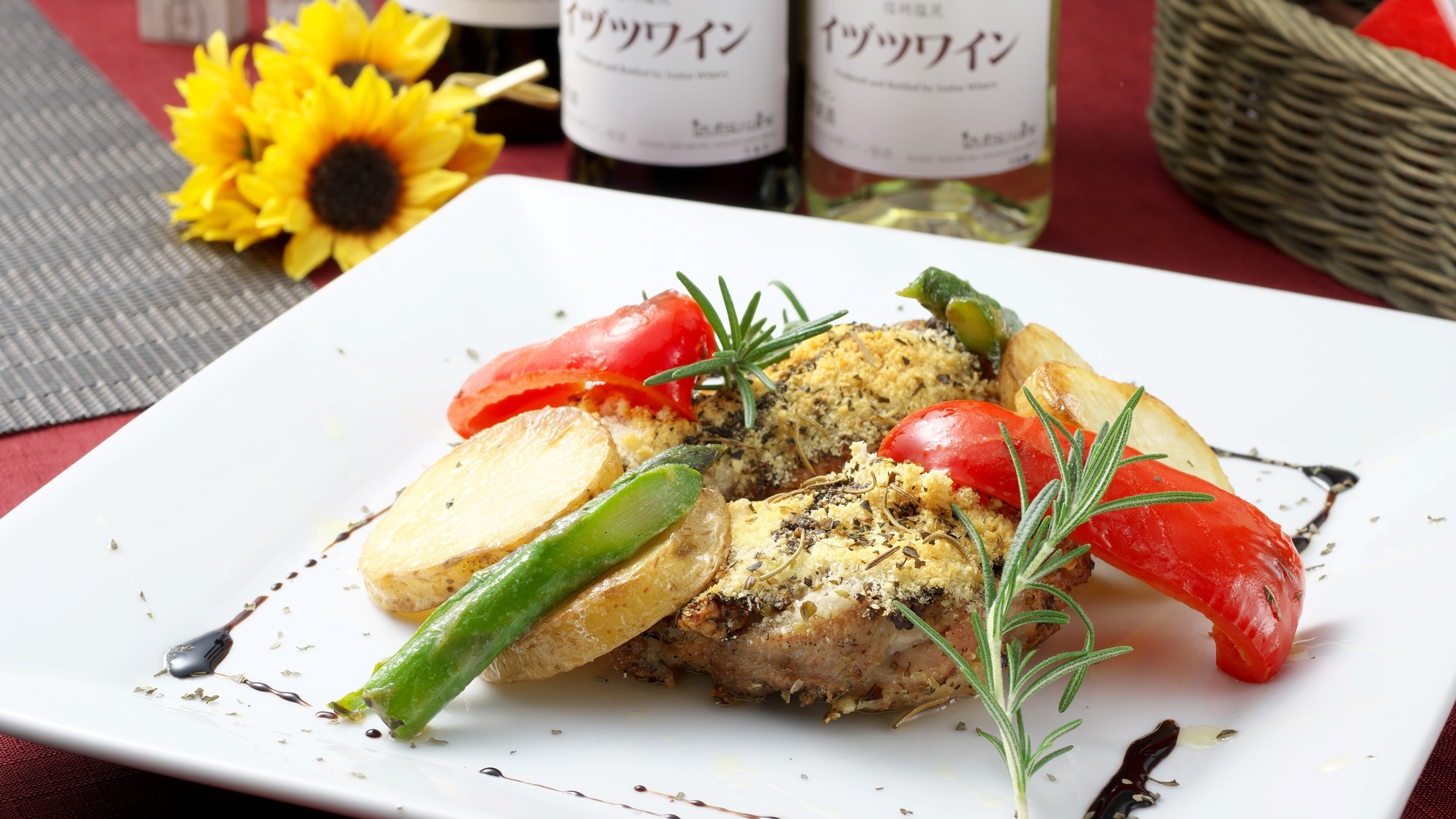 【幼児添い寝無料】シェフ自慢の伊仏創作料理＆スイーツを満喫♪