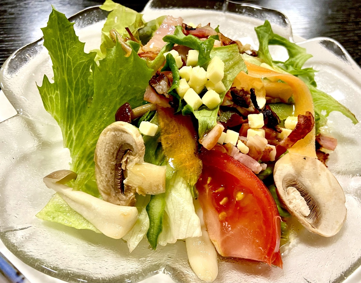 あなたらしく旅をデザイン【朝食のみ】料理長手作り会津のきのこサラダ♪（通年）