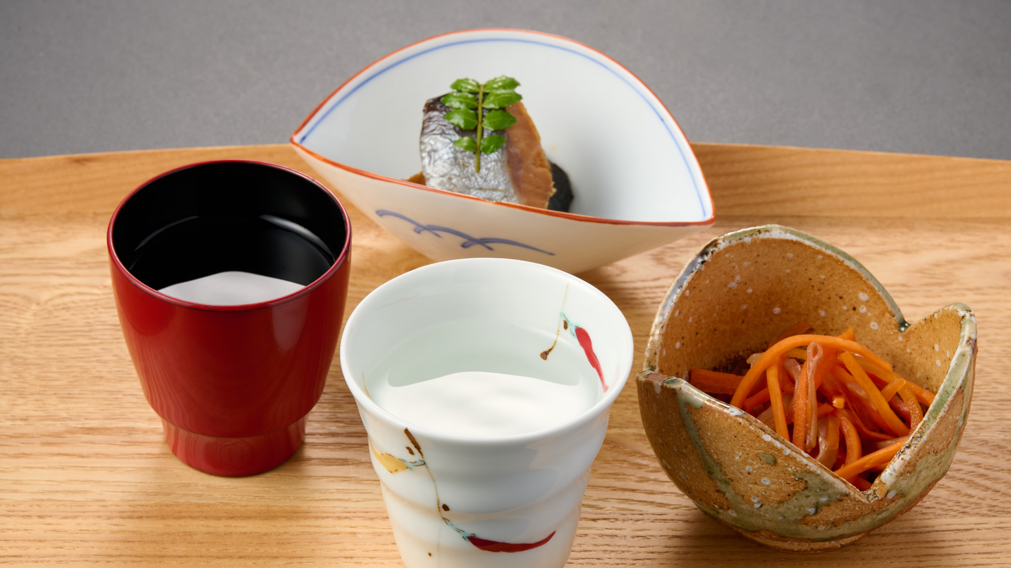 【夕食】地酒飲み比べ