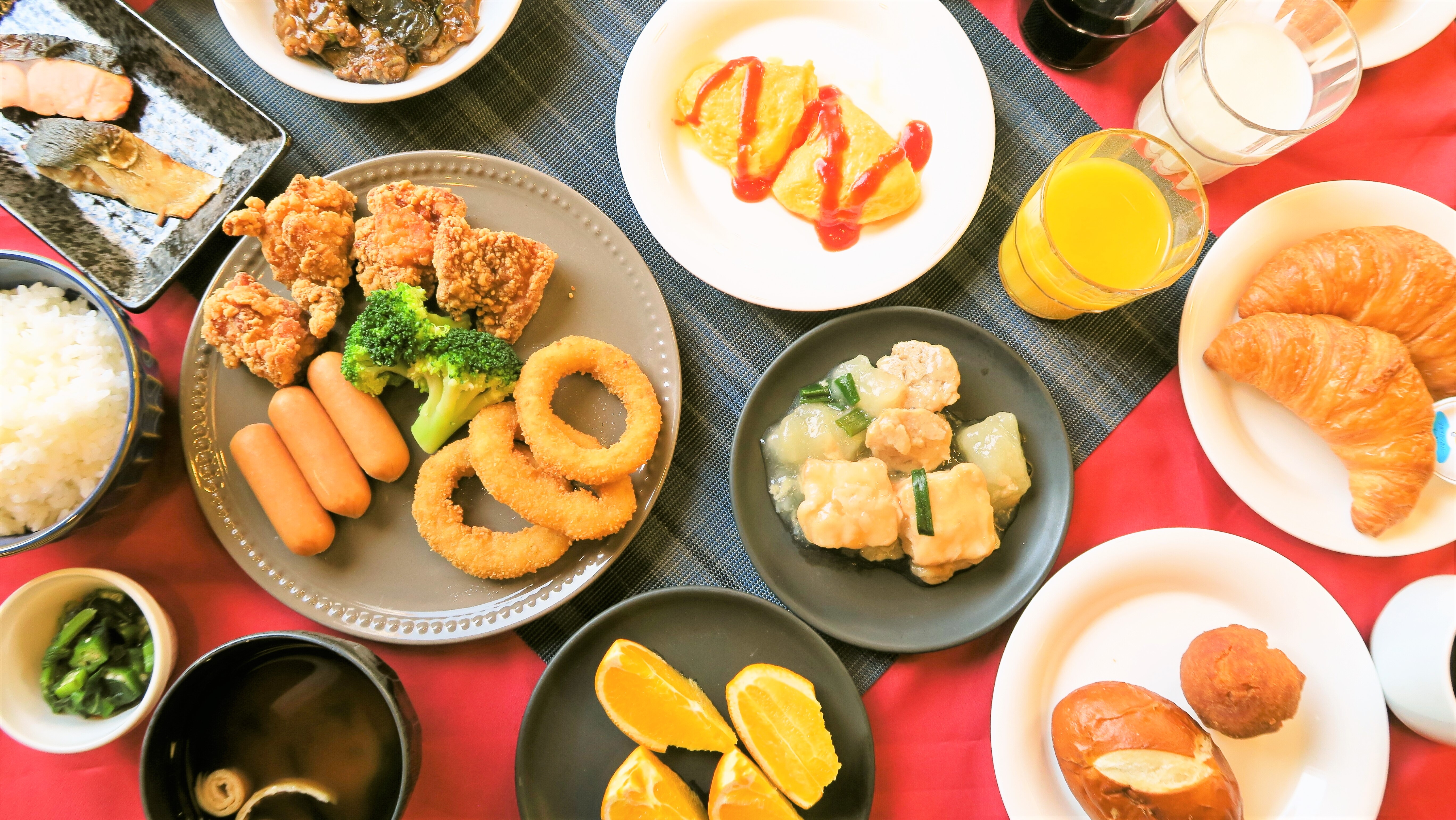 朝食バイキング