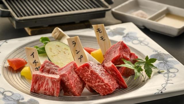【プレミアム夕食】博多和牛陶板食比(イチボ・ランプ・モモ)〜ふくおか海鮮ビュッフェ〜2026.6〜8