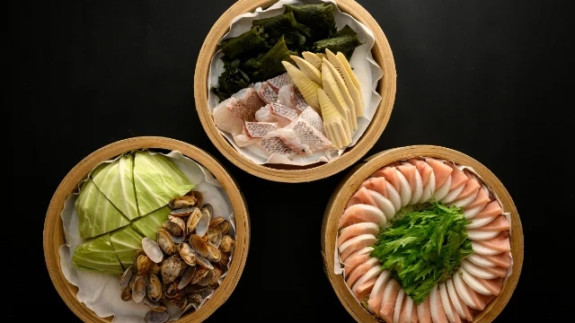 【プレミアム夕食】あじ・サザエ・車エビ　刺身盛合せ付き〜ふくおか海鮮ビュッフェ〜 2026.3〜5月