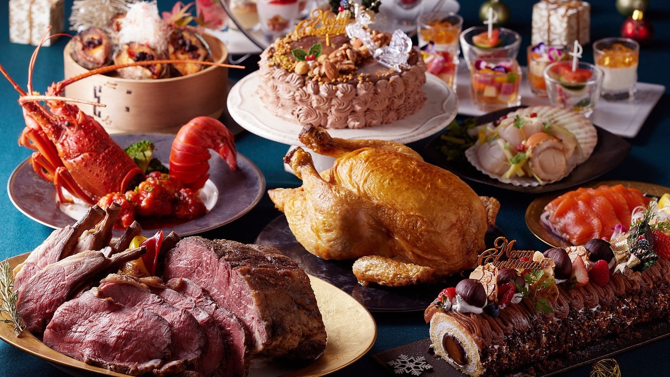 【Xmas】高層階レストランから煌めく夜景と華やぐクリスマスディナーブッフェ付プラン＜夕・朝食付＞