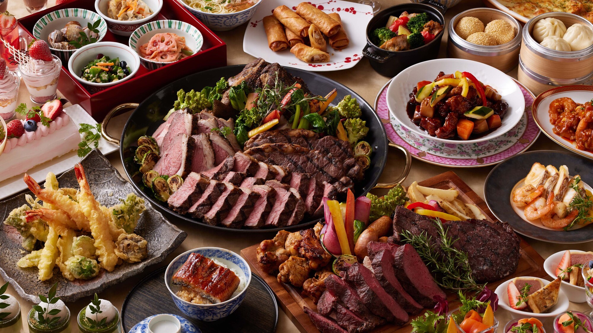 ２６階「スカイグリルブッフェ武藏」お食事イメージ