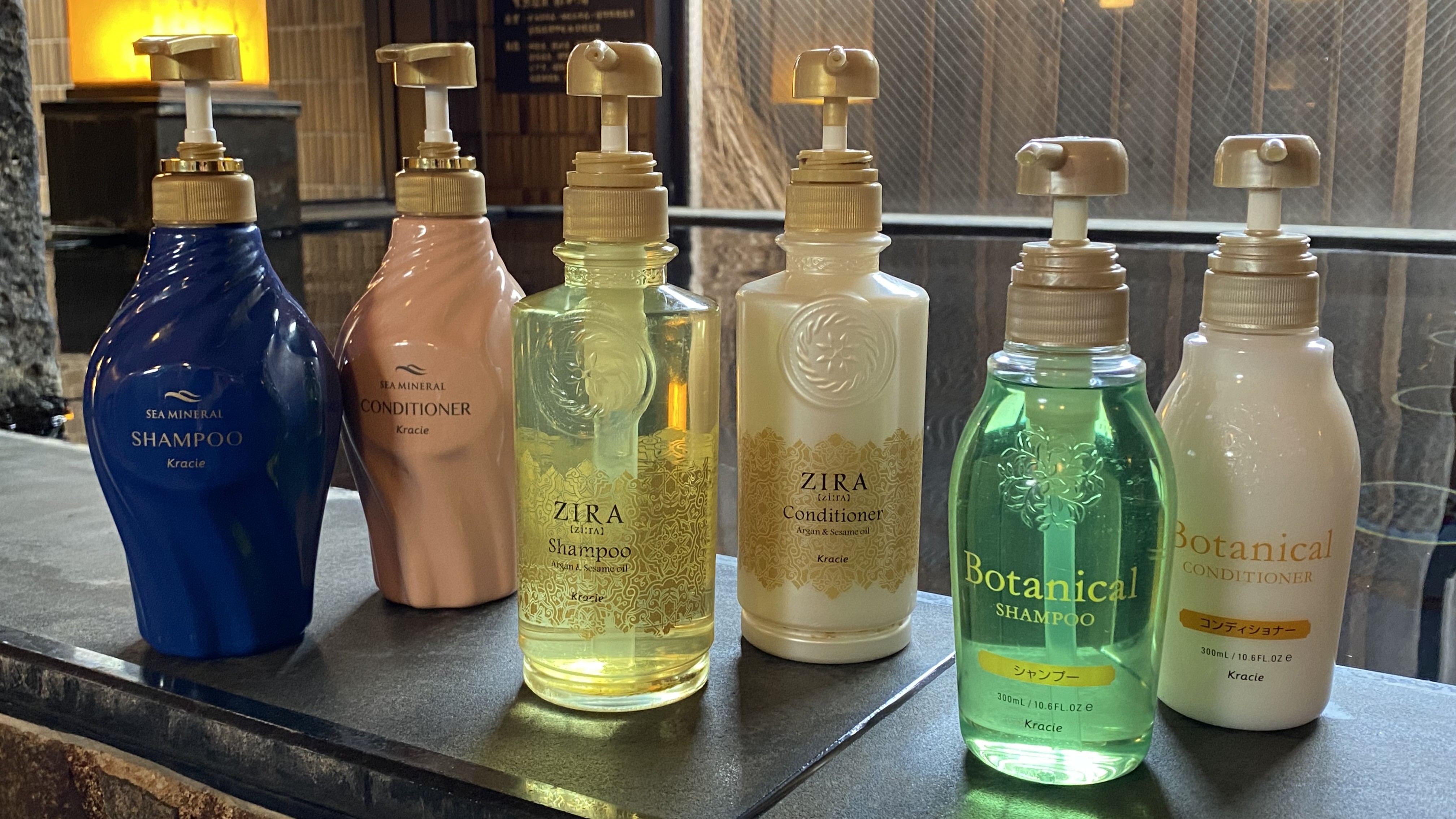 ◆9F女性大浴場　シャンプーバー