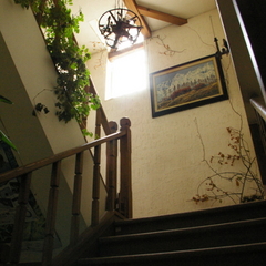 二階へ上がる階段