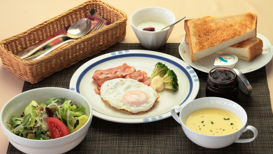 【朝食】ウインターシーズンは、和食と洋食からお選びいただけます。
