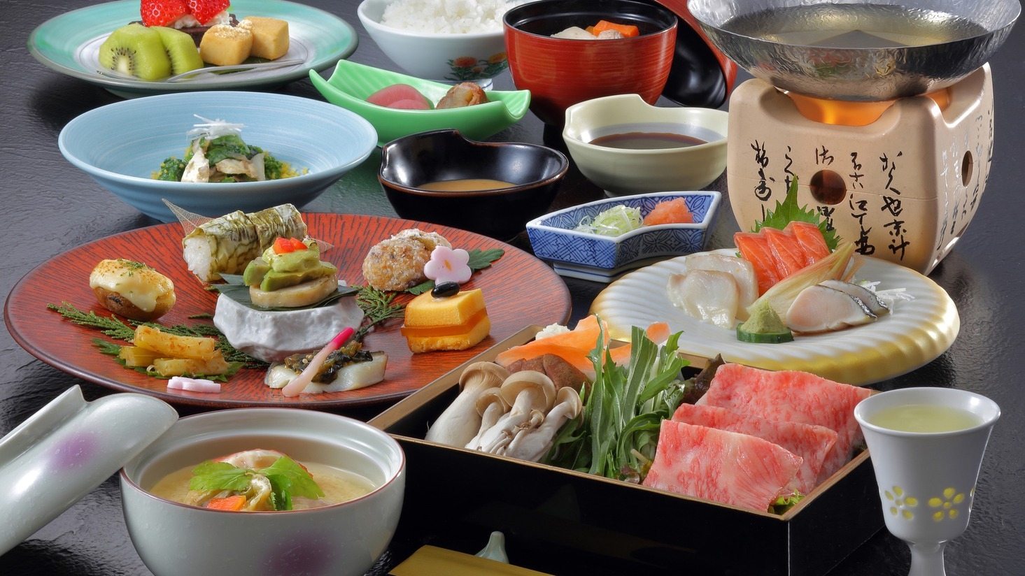 【量より質のご夕食】せっかくだから贅沢したい…そんな方におすすめ！山形牛ヒレ陶板焼き膳