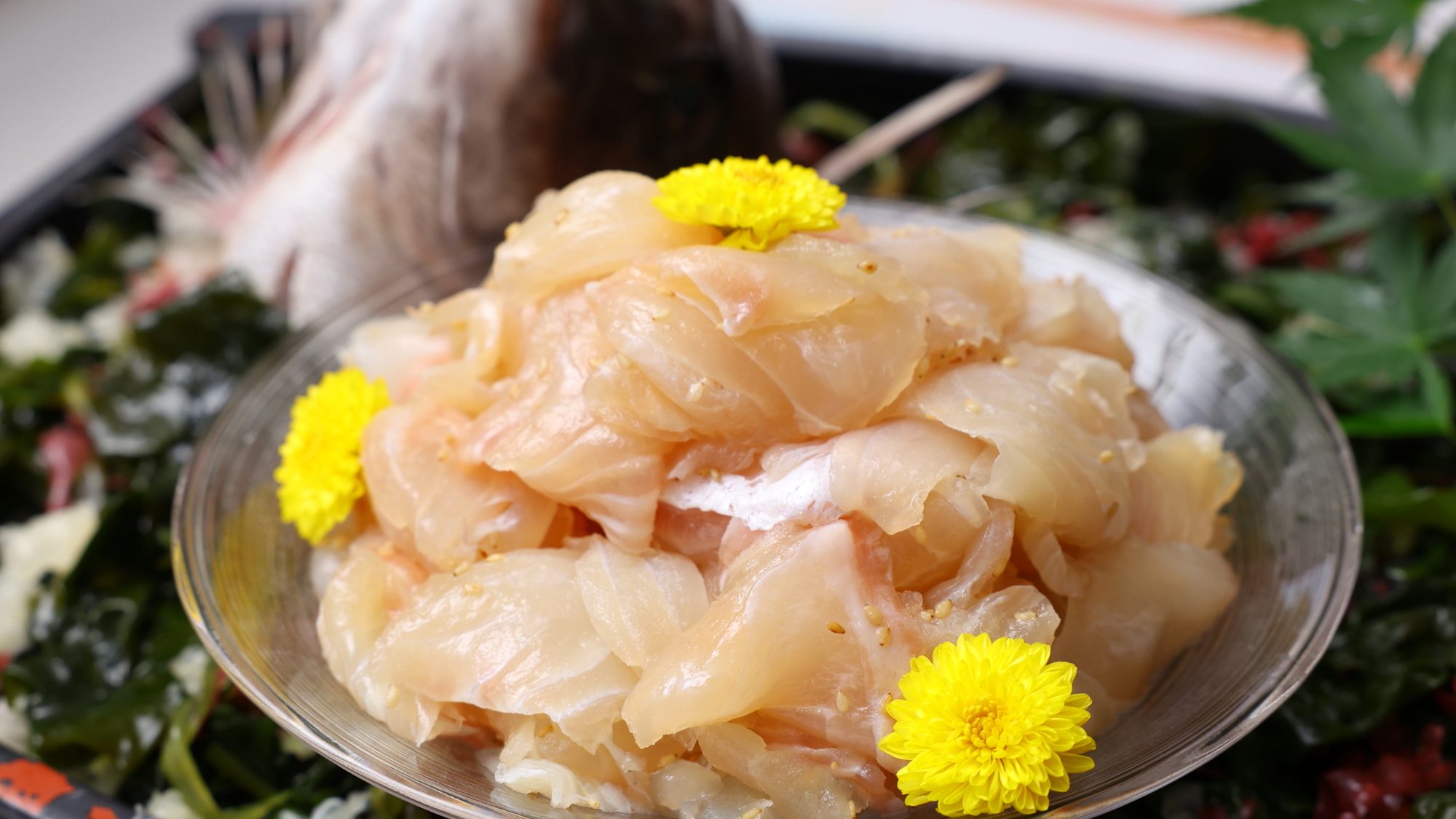 【ご朝食】バイキングお料理の一例（鯛茶漬け）