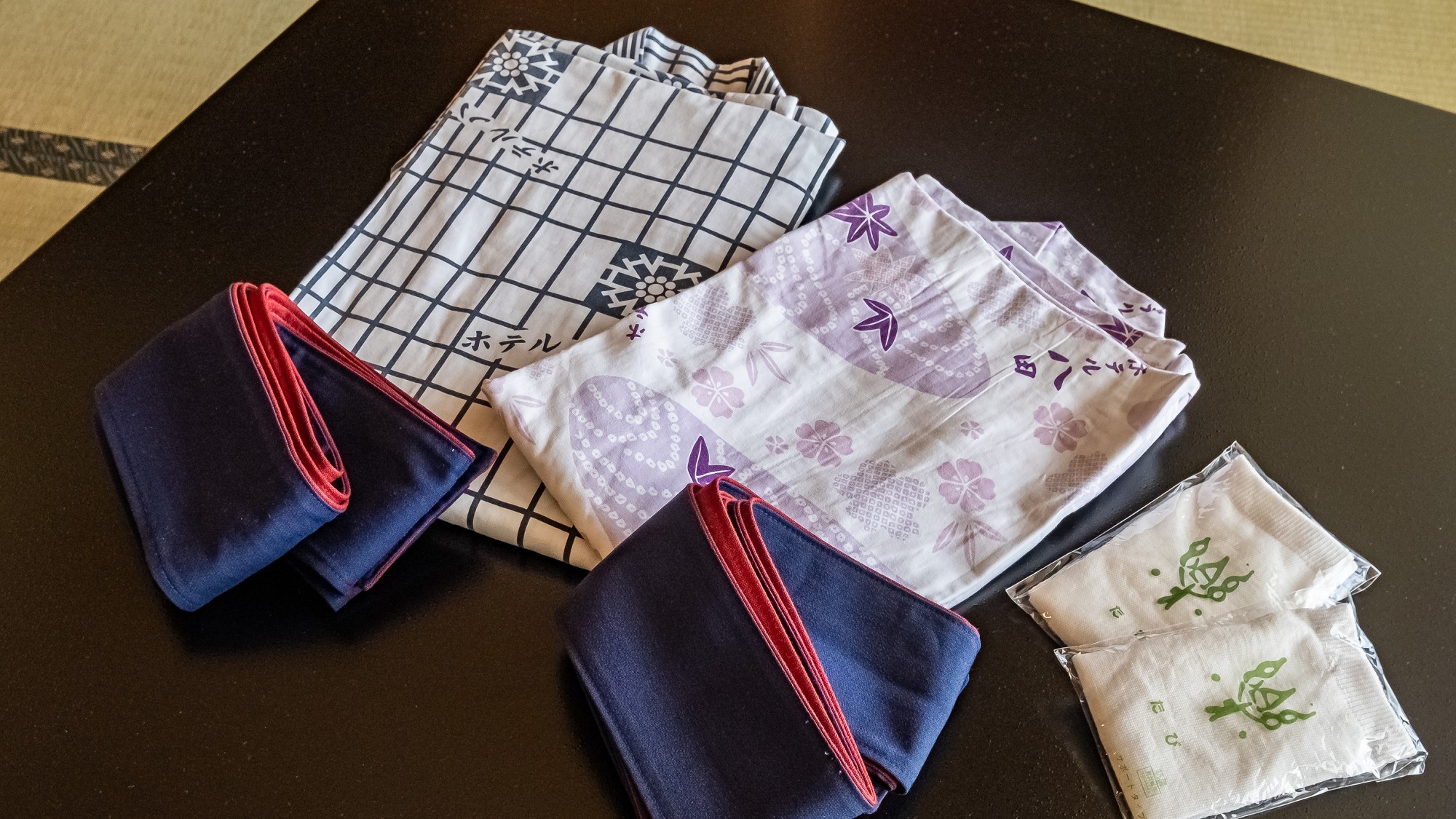 客室アメニティ（一例）浴衣-