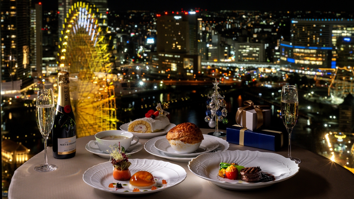 【ディナー17:00】クリスマスプラン◆お部屋でクリスマスディナー＆シャンパン（夕朝食付）