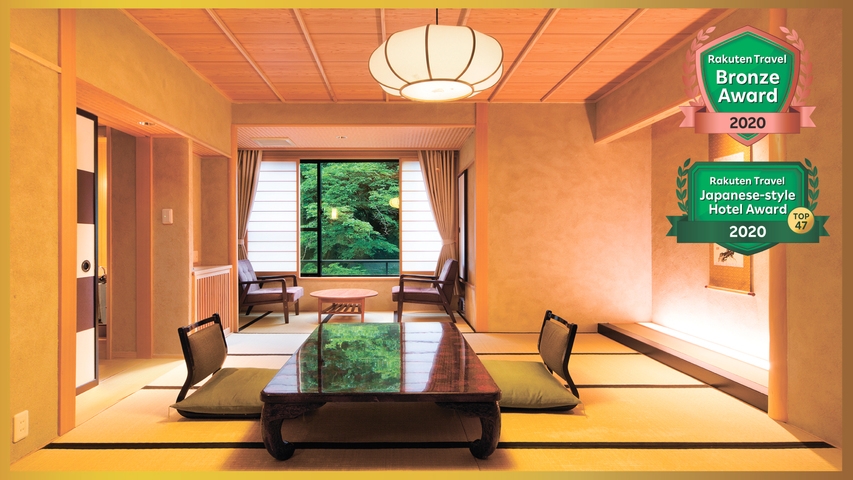 【イチオシ☆当館の推しプラン☆】「夢想庵お部屋食（夕食）」と「人気の貸切風呂」「オプション料理付」♪
