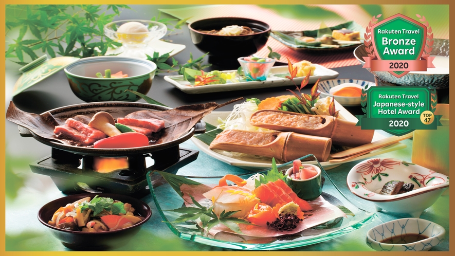 「会津郷土会席料理」のイメージ♪「夏」の一例になります♪※季節・仕入れにより内容が異なります。