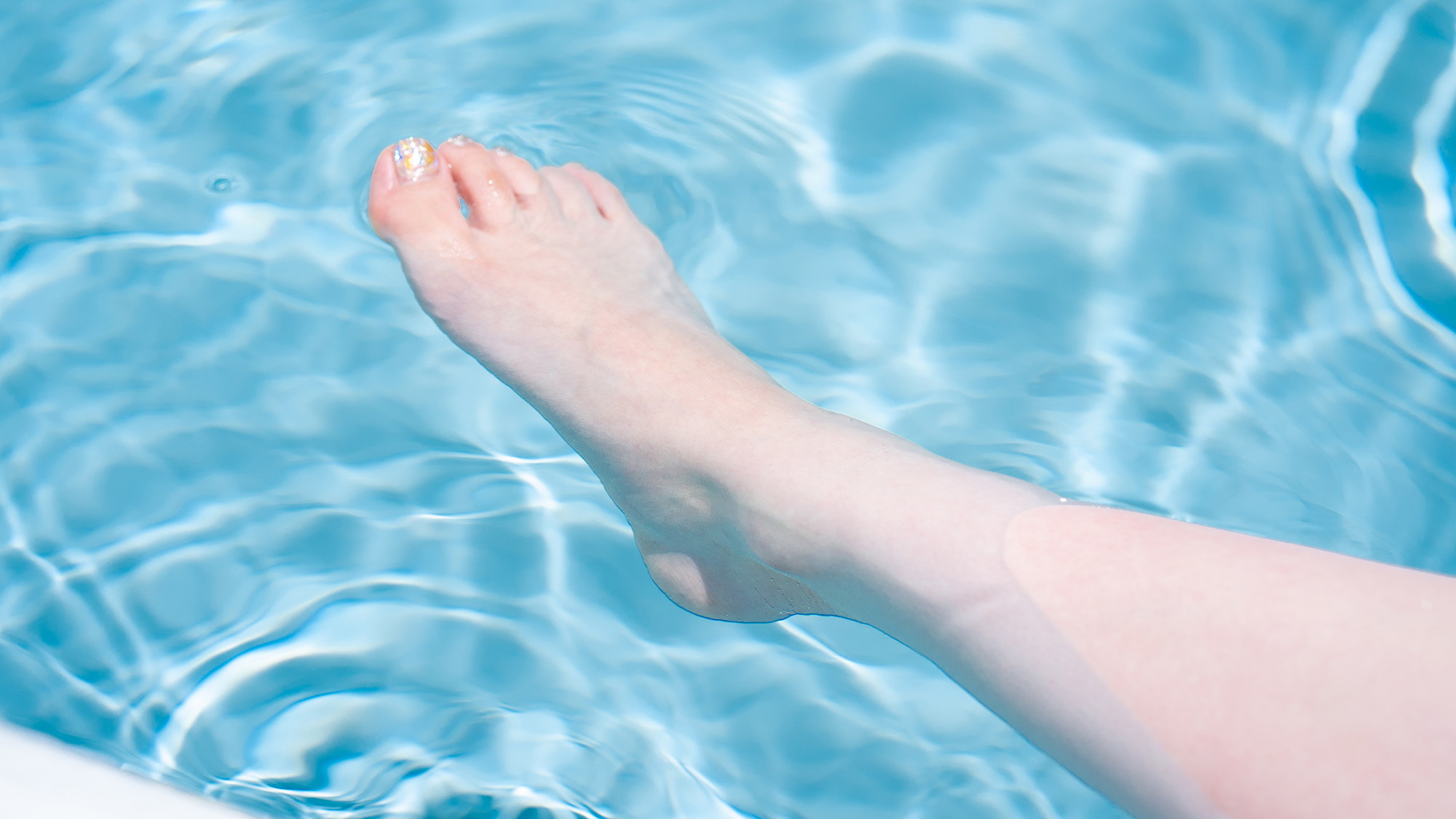 ◆屋外サウナの水風呂