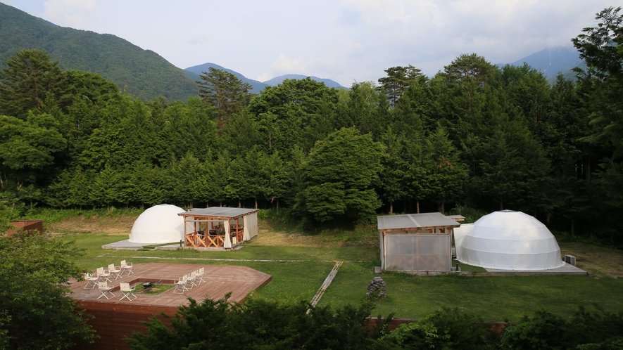 ◆フォレストドーム(グランピング用ドーム型テント)