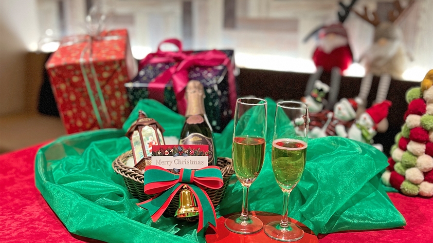 ふたりだけの素敵なXmas Night!♪スパークリングワイン付き豪華ディナーブッフェで特別な一日を