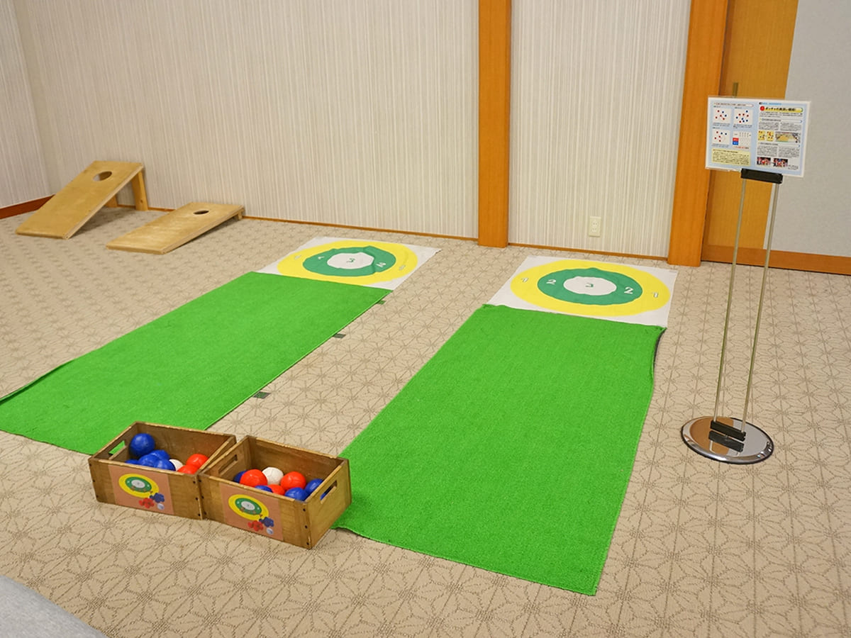 じゅらく遊技場（ボッチャ）