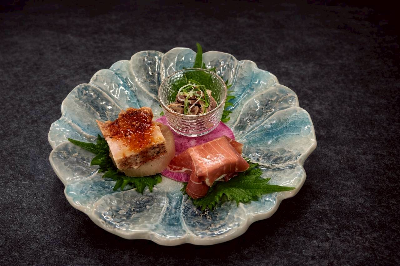 お肉会席　前菜一例