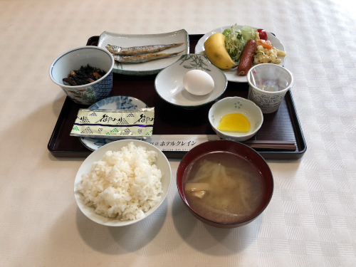 当館の定番！　朝食付き