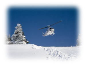 Heli-skiing