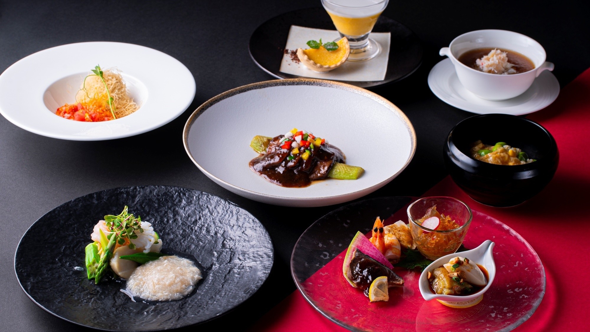 【2食付】＜中国料理＞シーズナルディナー×大観苑の木蓮コースプラン