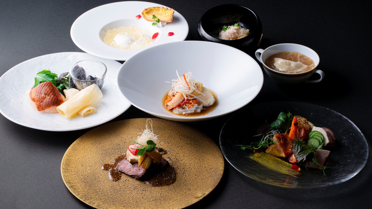 【2食付】＜中国料理＞シーズナルディナー×大観苑の味覚コースプラン