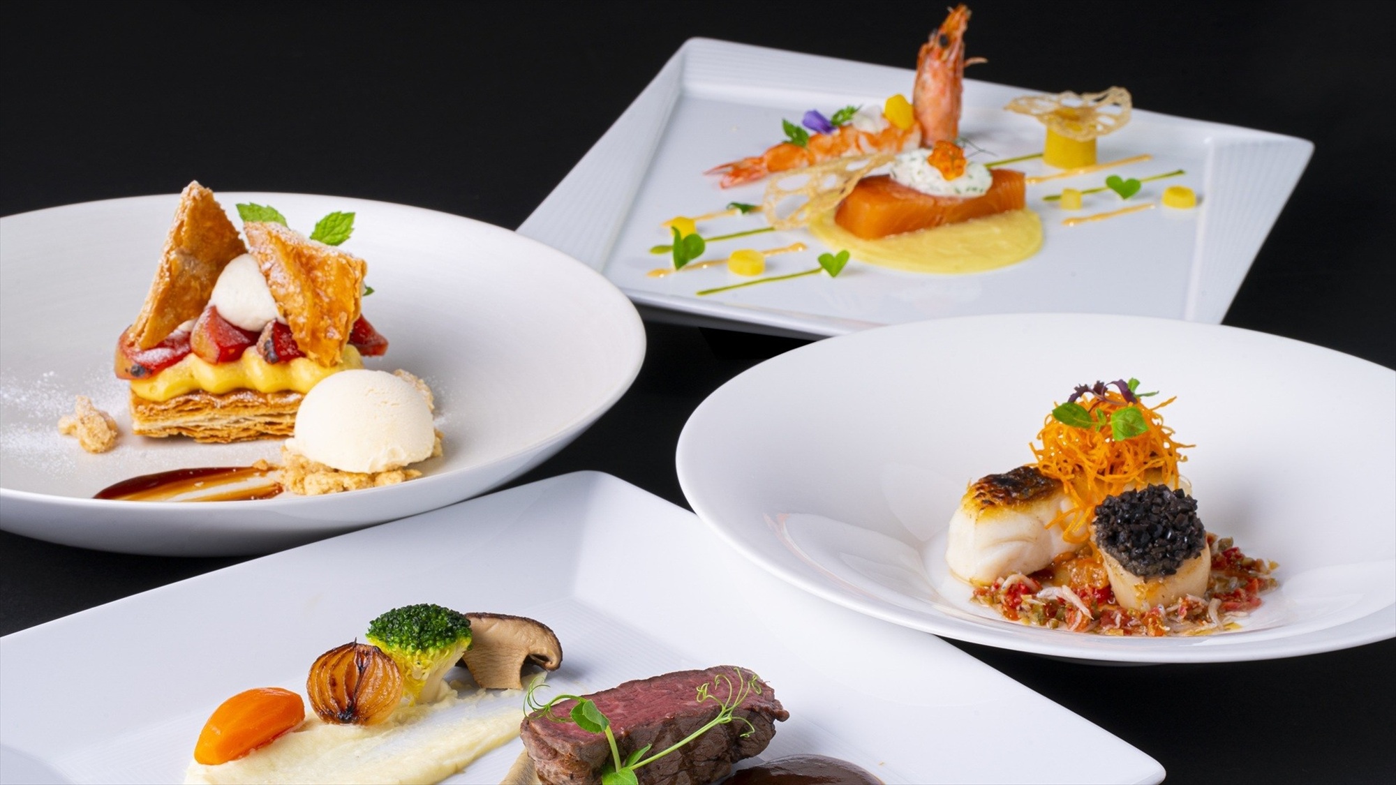 秋実・プルミエコース　※9～10月メニュー（画像はイメージ）