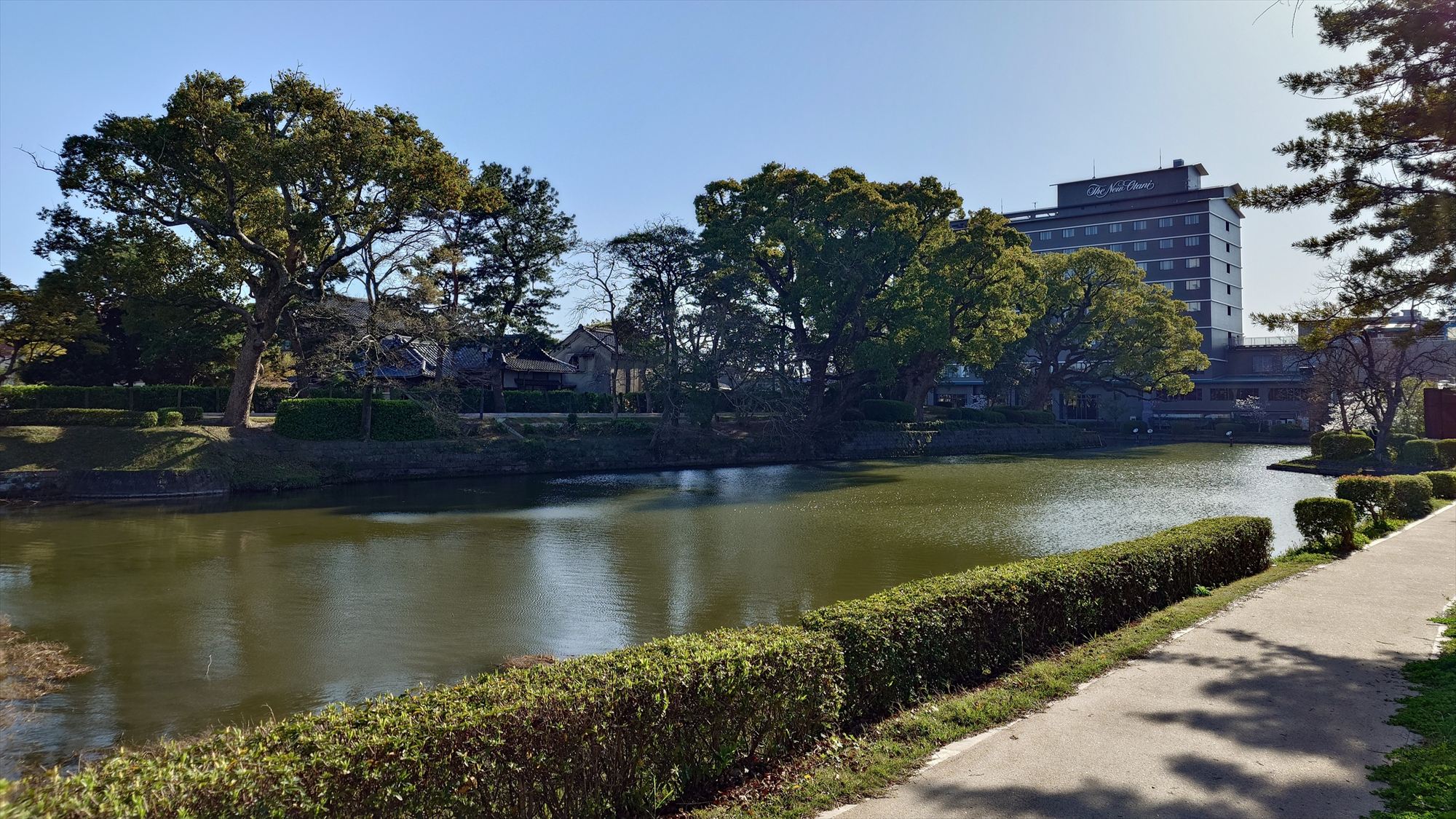 ホテル周辺遊歩道