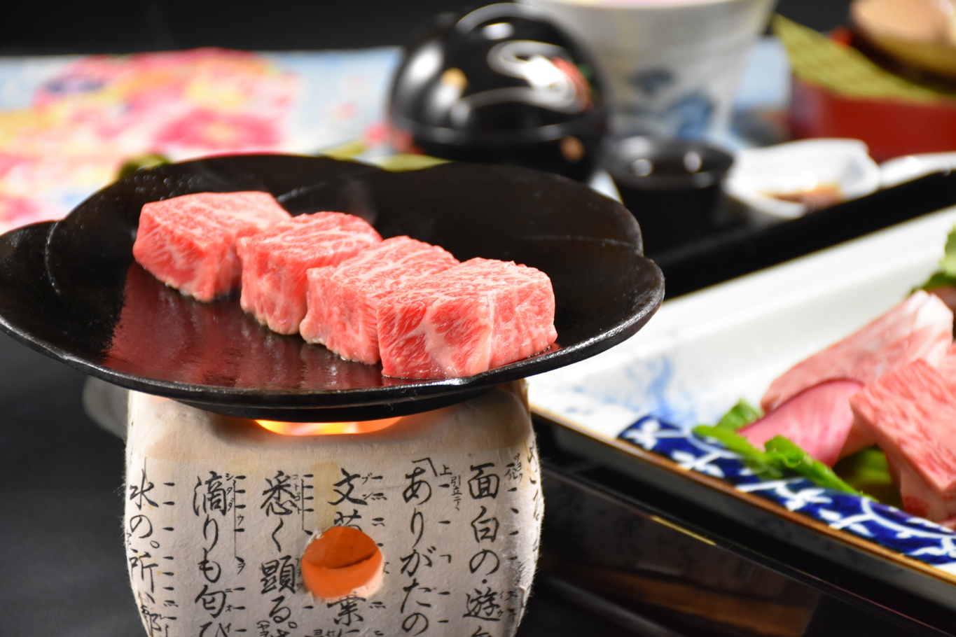 【部屋食】若女将のおすすめ！今宵は贅沢京都牛ステーキ懐石