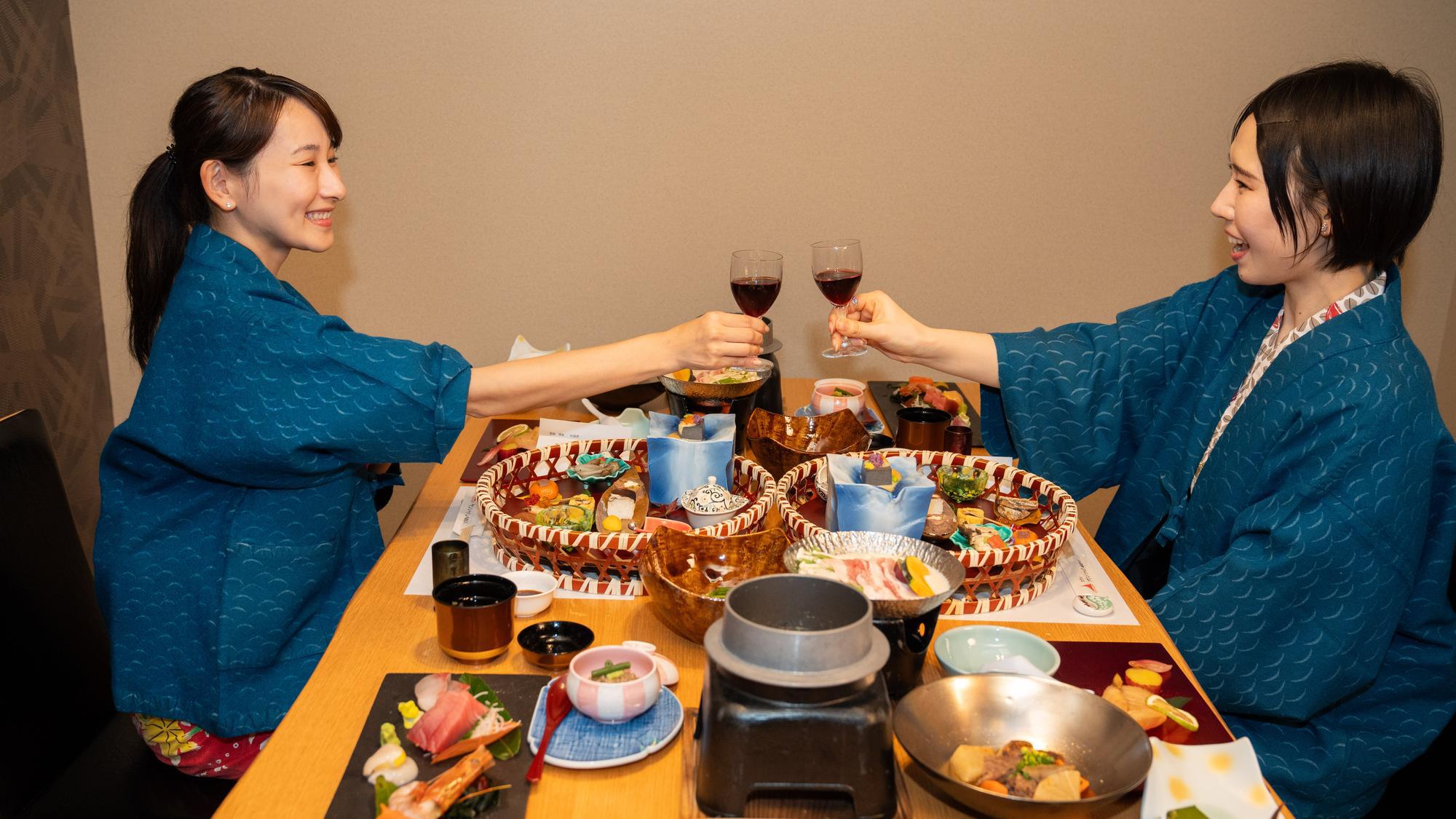 ワンランク上のプライベートステイを満喫！＜朝夕半個室食＞