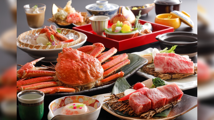 【夕食・個室】かに＆鳥取和牛の饗宴！美味しいとこどりプラン