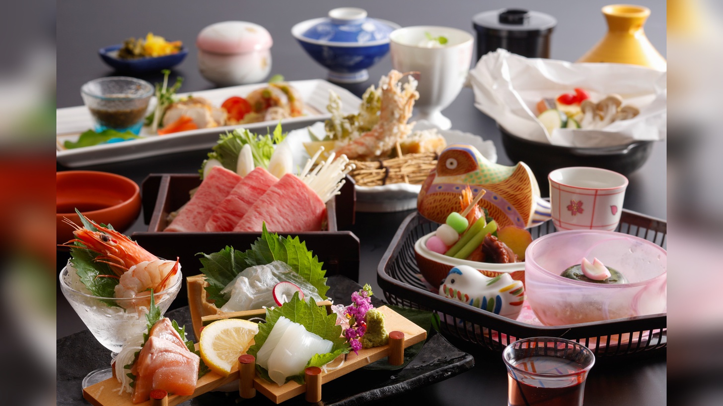 【夕食・個室】鳥取の春の味覚を味わう「旬彩味覚会席」