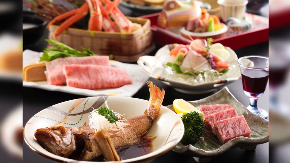【温泉SALE】【夕食・個室】のどぐろ＆鳥取和牛の饗宴！美味しいとこどりプラン