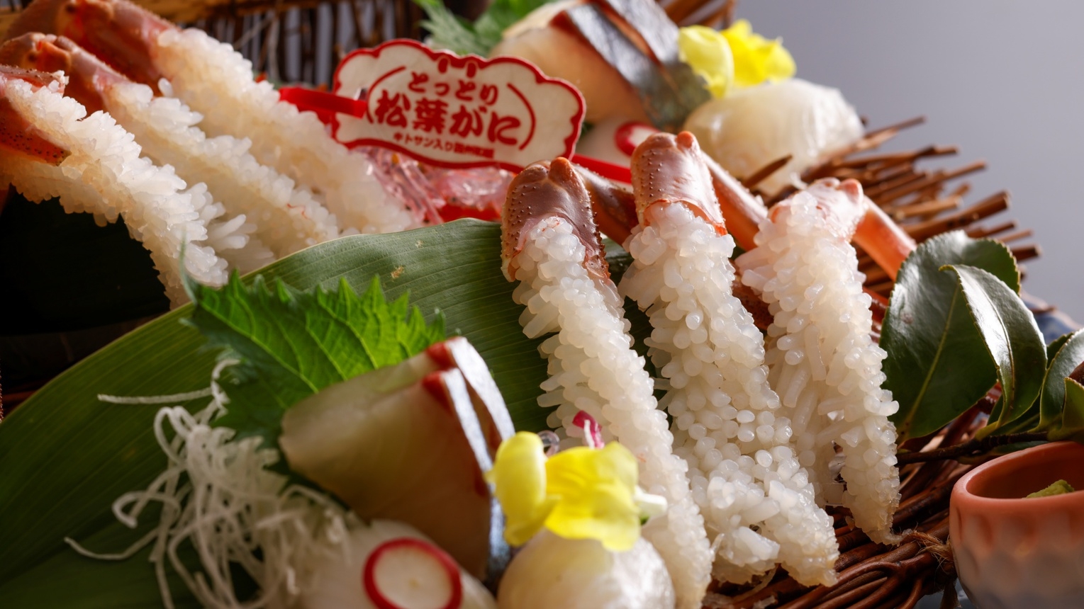 【夕食・個室】鳥取で水揚げされた本松葉蟹を愉しむプラン