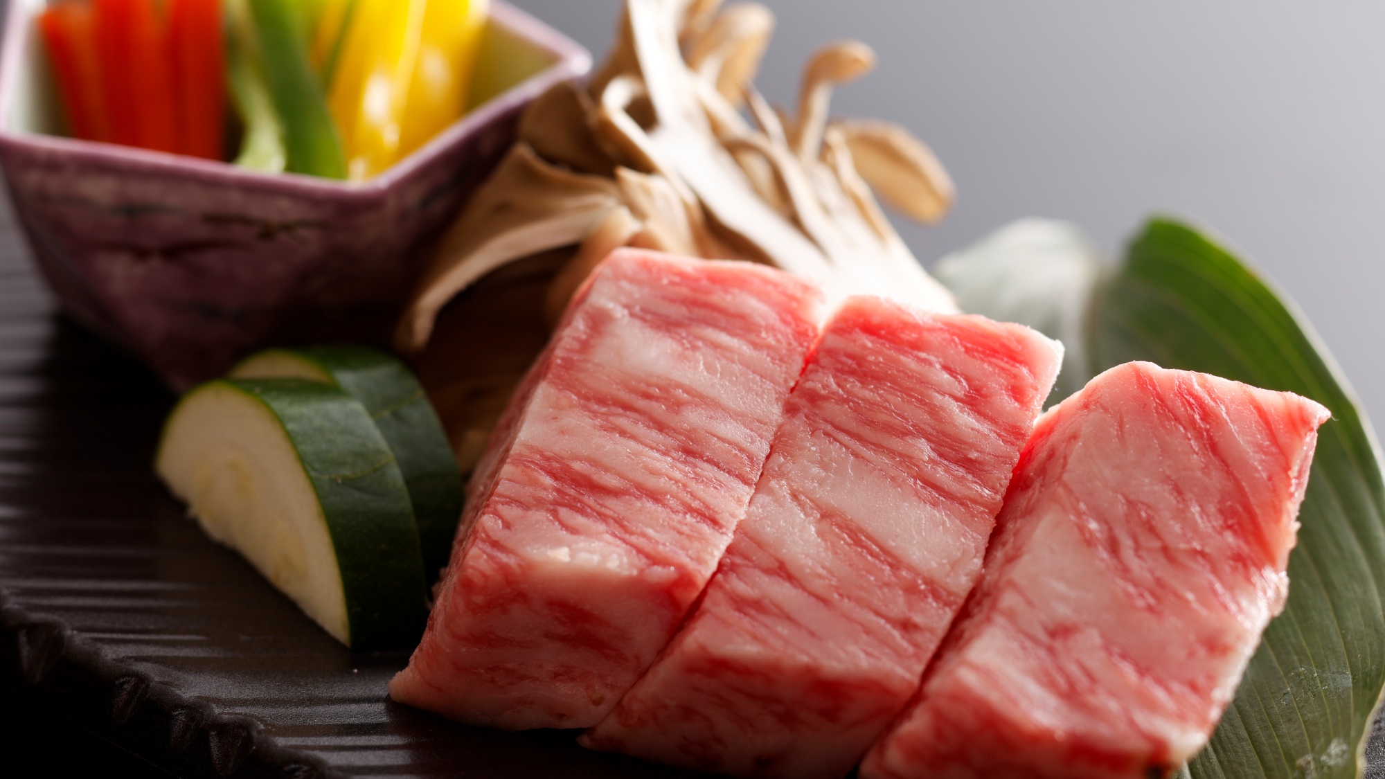 2026年春　花野懐石　鳥取和牛ミニステーキ