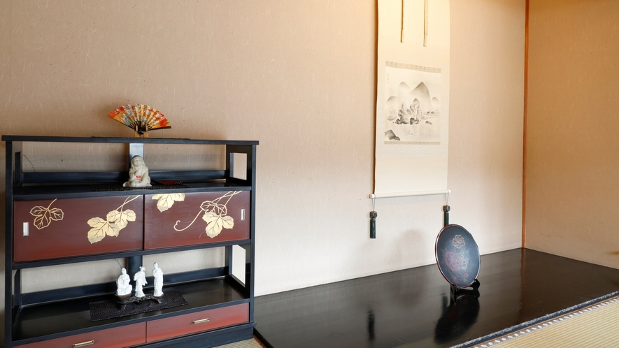 ■特別室「若竹」落ち着いた和の内装