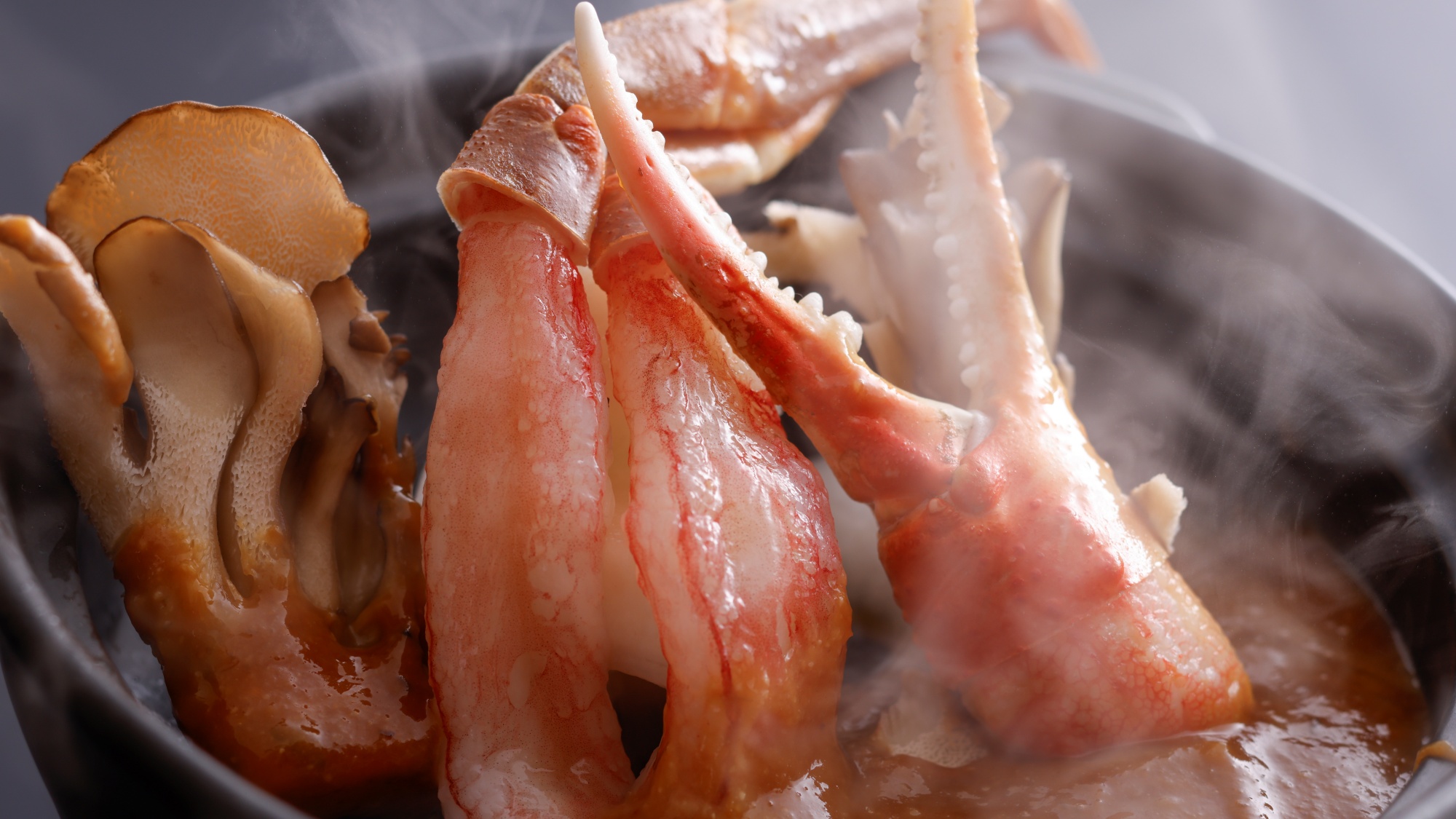 ■2025年冬　岩崎会席（11/7～3/31）　ずわい蟹 蟹味噌鍋焼き仕立て