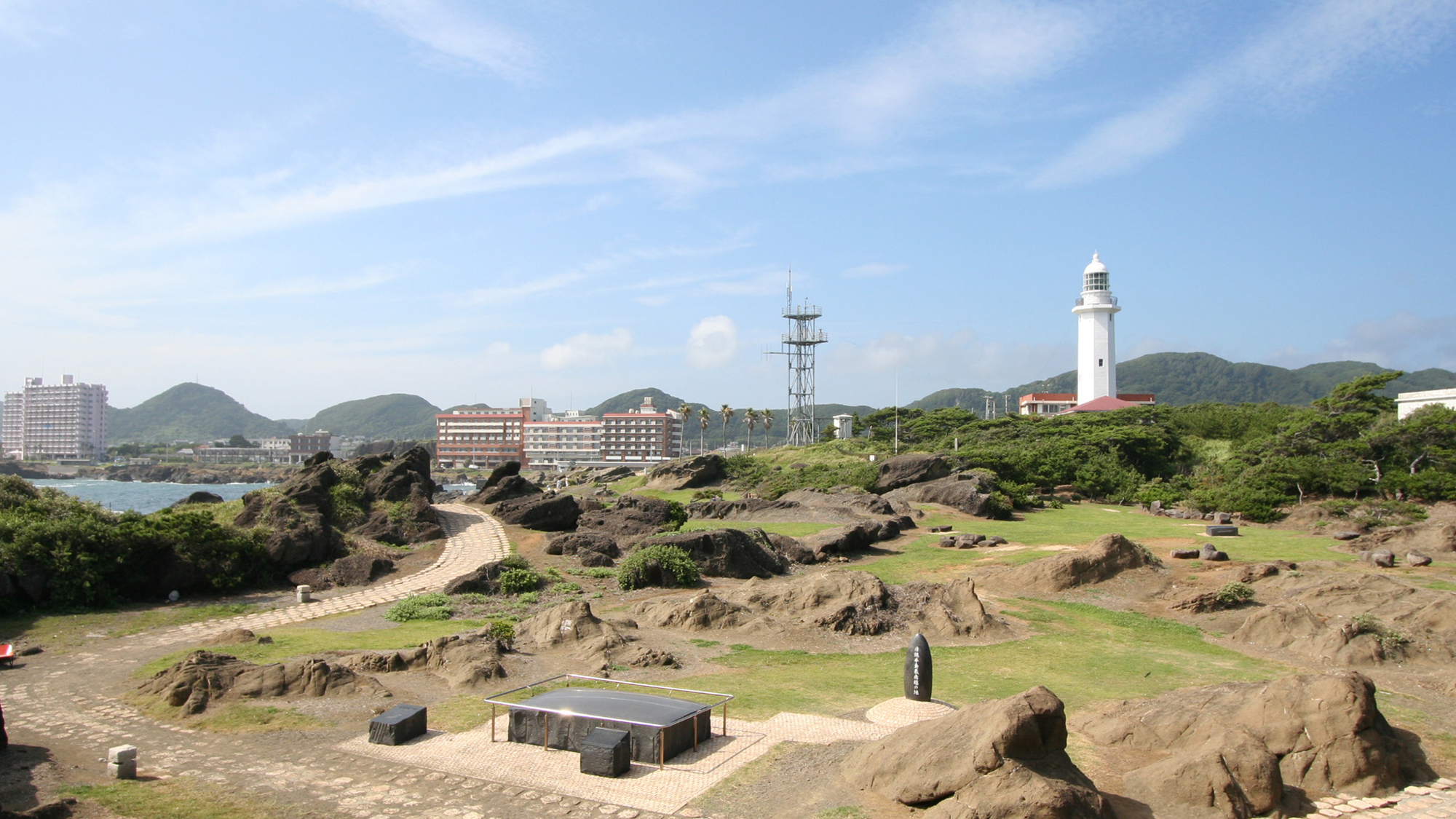 野島崎灯台への散策コース