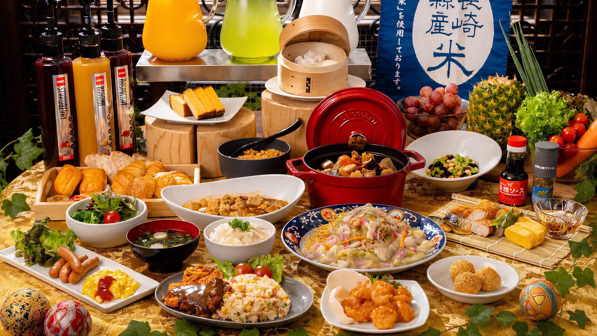 【朝食ビュッフェ】