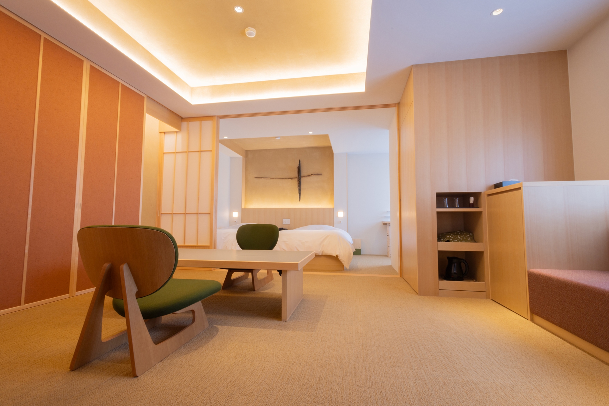 和洋室　錦　約26平米ツイン　【バス・トイレ付き】